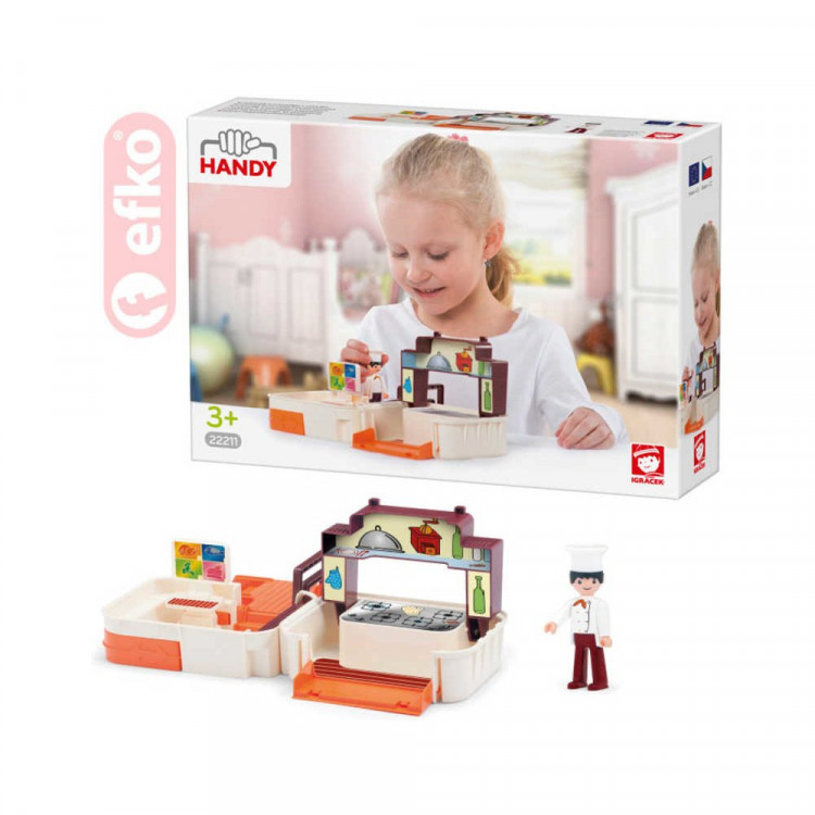 Igráček kuchyňa s kuchárom